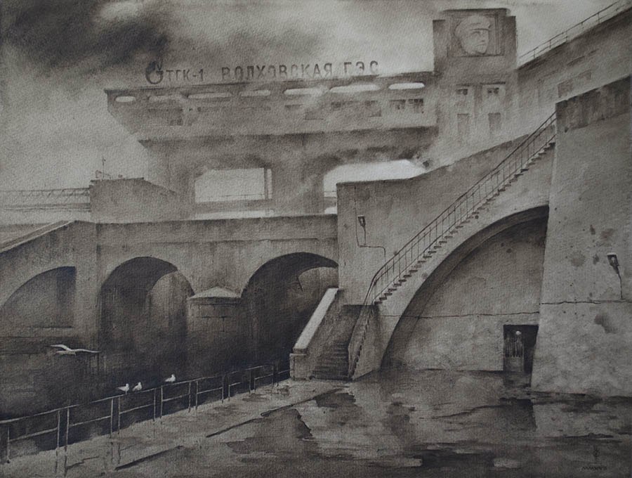 Волховская ГЭС. Октябрь '17