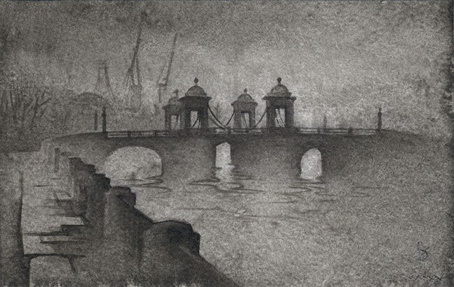 Старо-Калинкин мост (серия «Сфумато»)