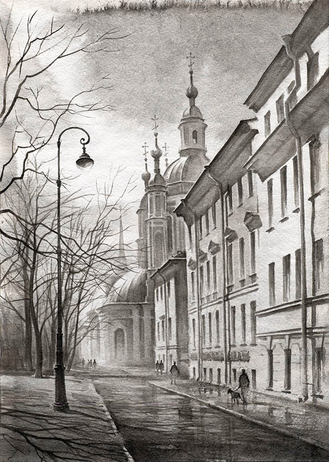 Поздняя весна. Большой пр-т В.О.